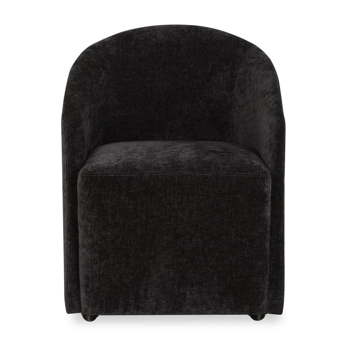 Harbor Dining Chair, Charcoal - elegant seating for dining areas | Image 2 | InSTYLE Home & Rugs