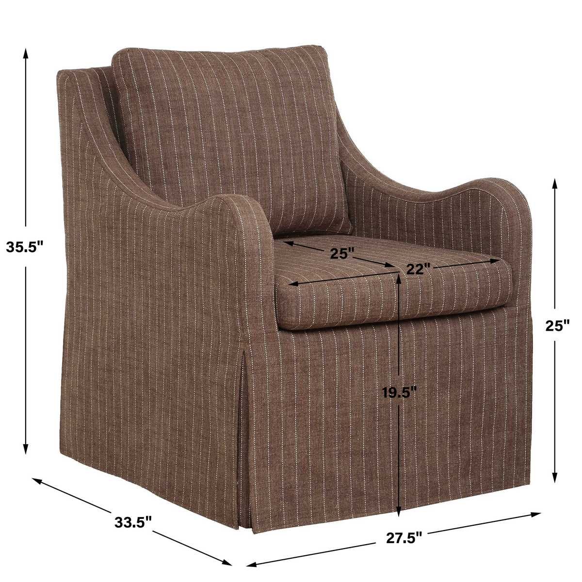 Luisa Swivel Chair - comfortable seating for dining and office spaces | Image 9 | InSTYLE Home & Rugs