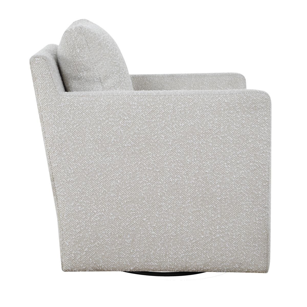 Tisdell Swivel/Glider, Cream - | Image 5 | InSTYLE Home & Rugs