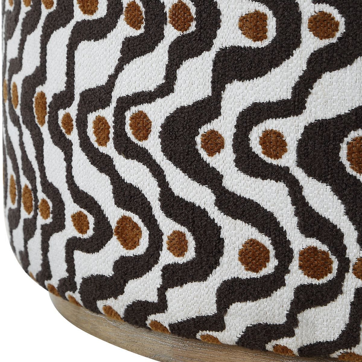 Cas Ottoman, Espresso - chic ottoman for living rooms | Image 4 | InSTYLE Home & Rugs