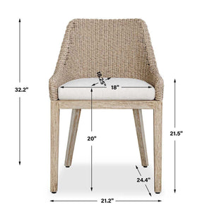 Paloma Outdoor Dining Chair - comfortable dining experience | Image 12 | InSTYLE Home & Rugs