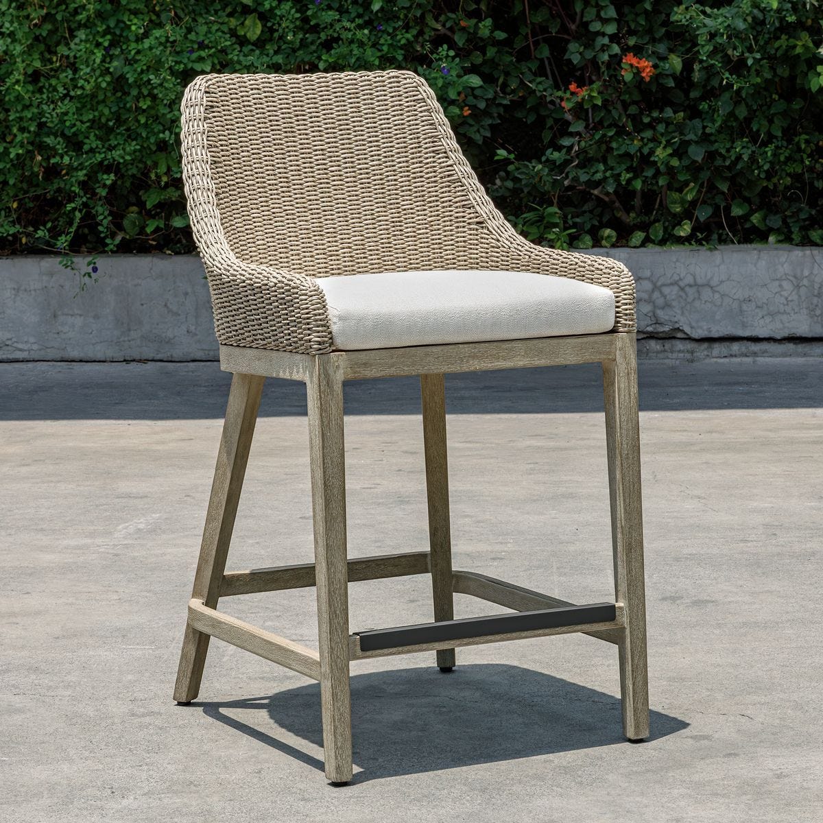 Paloma Outdoor Counter Stool - sleek stools for kitchen bars | Image 3 | InSTYLE Home & Rugs
