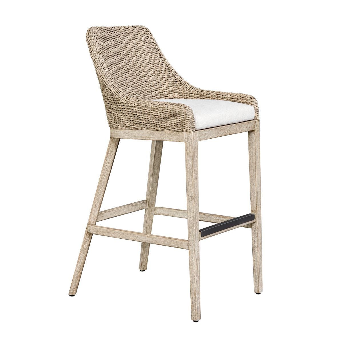 Paloma Outdoor Bar Stool - comfortable bar stool with ergonomic design for long-lasting use | Image 6 | InSTYLE Home & Rugs