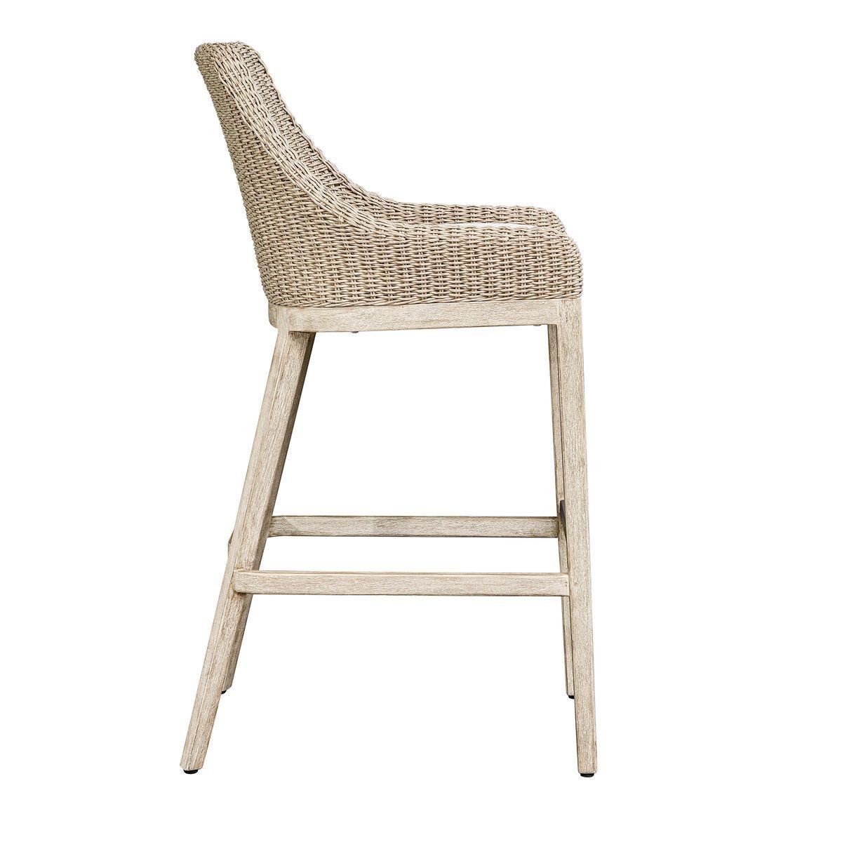 Paloma Outdoor Bar Stool - comfortable bar stool with ergonomic design for long-lasting use | Image 8 | InSTYLE Home & Rugs