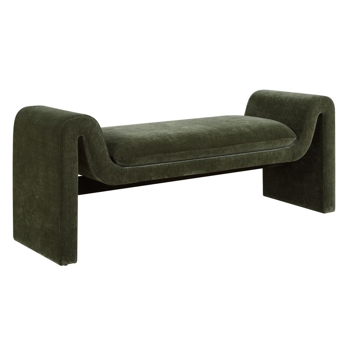 Manson Bench, Moss - perfect for entryways or patios | Image 6 | InSTYLE Home & Rugs