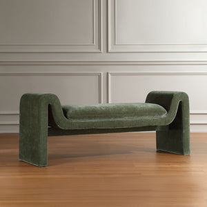 Manson Bench, Moss - perfect for entryways or patios | Image 3 | InSTYLE Home & Rugs
