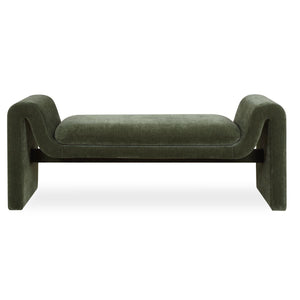 Manson Bench, Moss - perfect for entryways or patios | Image 2 | InSTYLE Home & Rugs