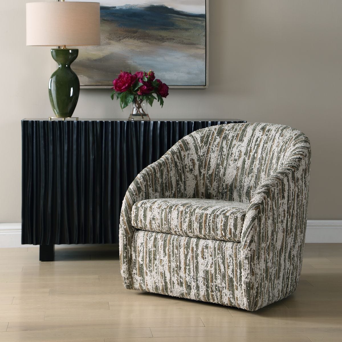 Mari Swivel Chair - variety of styles from classic to contemporary | Image 3 | InSTYLE Home & Rugs