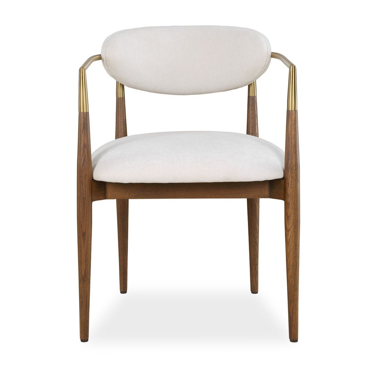 Moxie Dining Arm Chair, Walnut - comfortable seating for dining and office spaces | Image 2 | InSTYLE Home & Rugs