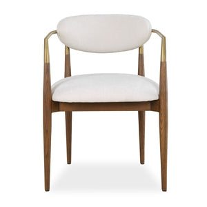 Moxie Dining Arm Chair, Walnut - comfortable seating for dining and office spaces | Image 2 | InSTYLE Home & Rugs