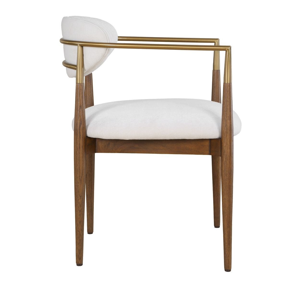 Moxie Dining Arm Chair, Walnut - comfortable seating for dining and office spaces | Image 5 | InSTYLE Home & Rugs
