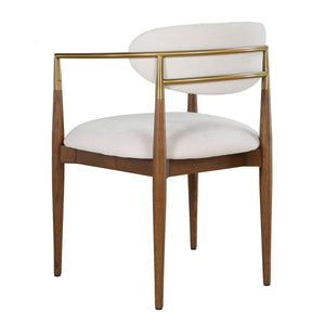 Moxie Dining Arm Chair, Walnut - comfortable seating for dining and office spaces | Image 7 | InSTYLE Home & Rugs