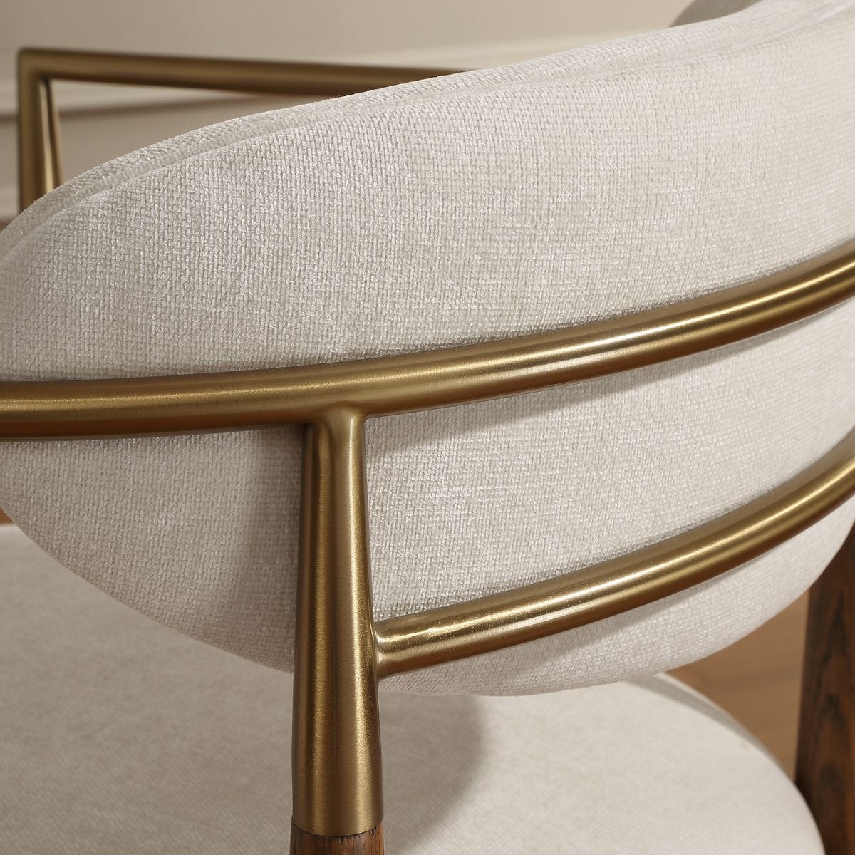 Moxie Dining Arm Chair, Walnut - comfortable seating for dining and office spaces | Image 3 | InSTYLE Home & Rugs