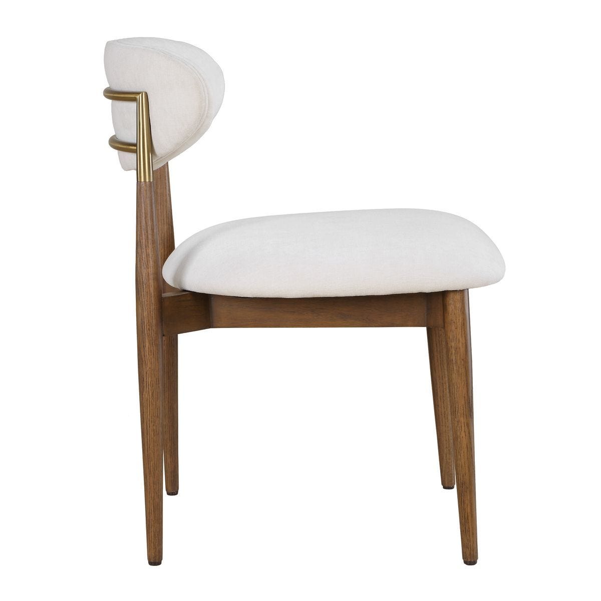 Moxie Armless Dining Chair, Walnut, 2 Per Box, Priced Each - comfortable dining experience | Image 4 | InSTYLE Home & Rugs