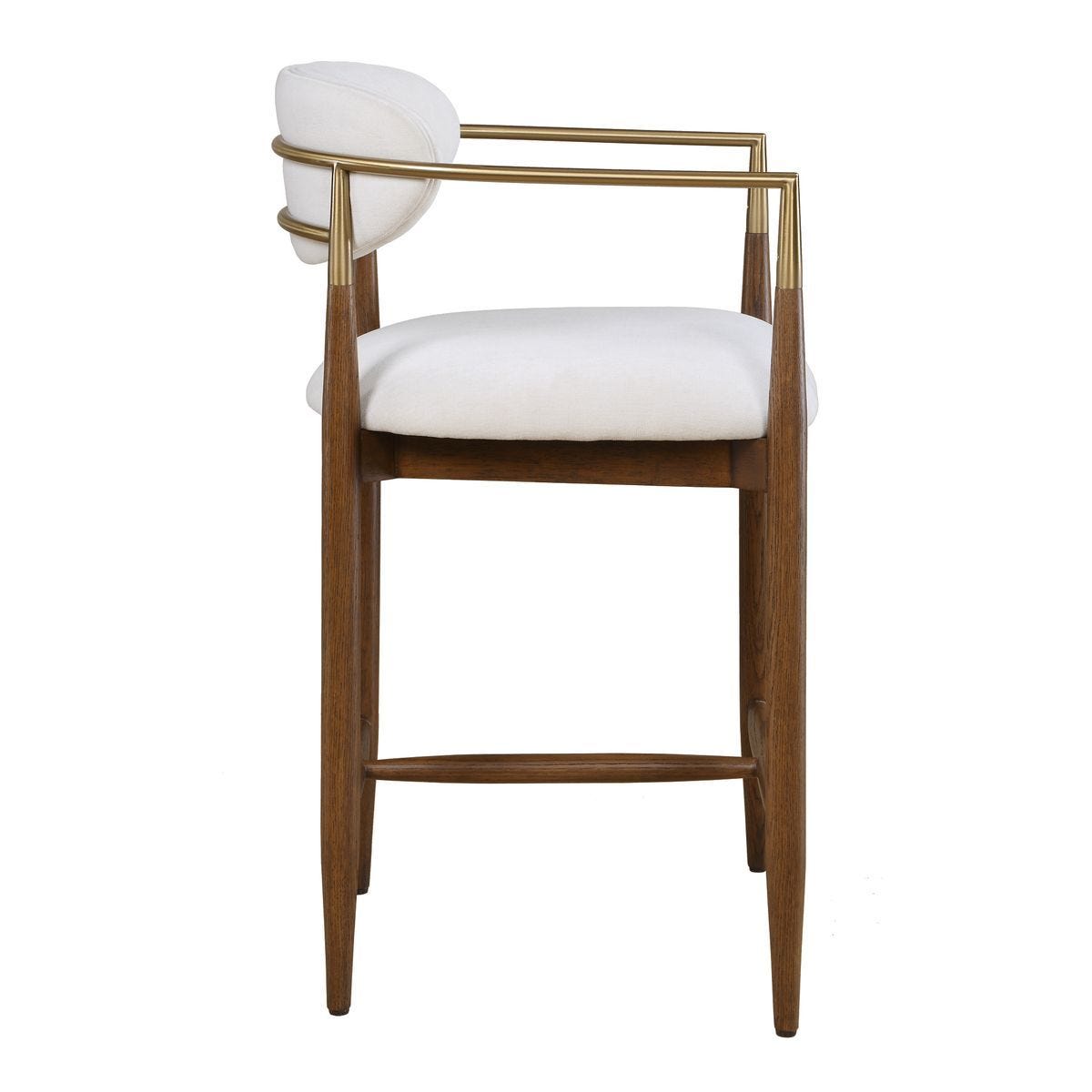Moxie Counter Stool, Walnut - perfect for modern counters | Image 5 | InSTYLE Home & Rugs