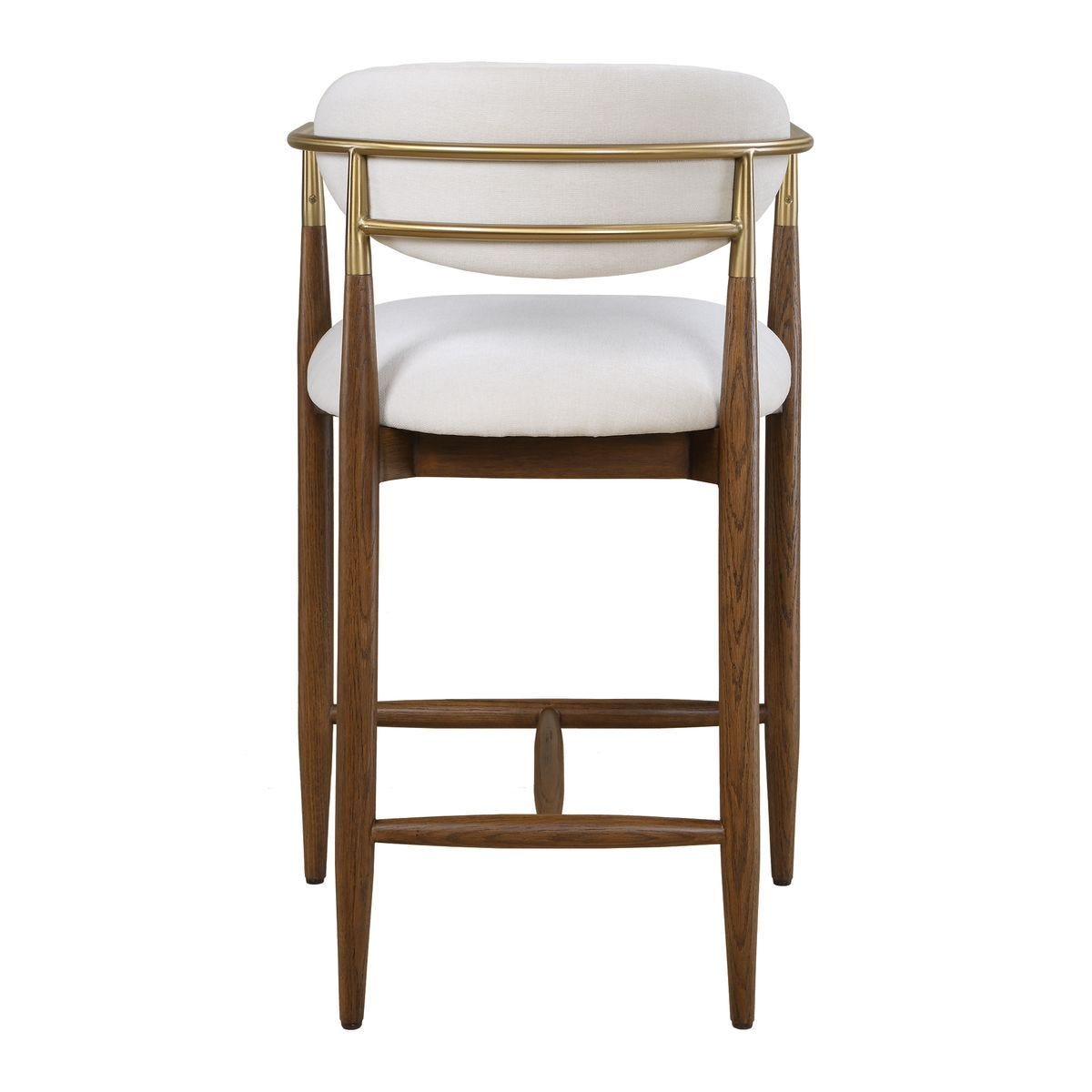 Moxie Counter Stool, Walnut - perfect for modern counters | Image 6 | InSTYLE Home & Rugs