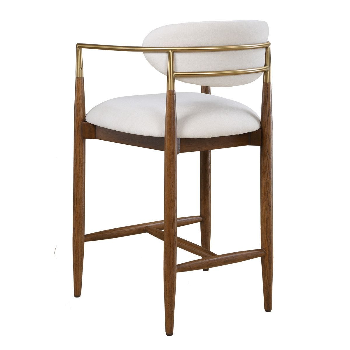 Moxie Counter Stool, Walnut - perfect for modern counters | Image 7 | InSTYLE Home & Rugs