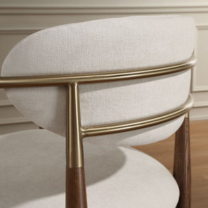 Moxie Counter Stool, Walnut - perfect for modern counters | Image 3 | InSTYLE Home & Rugs