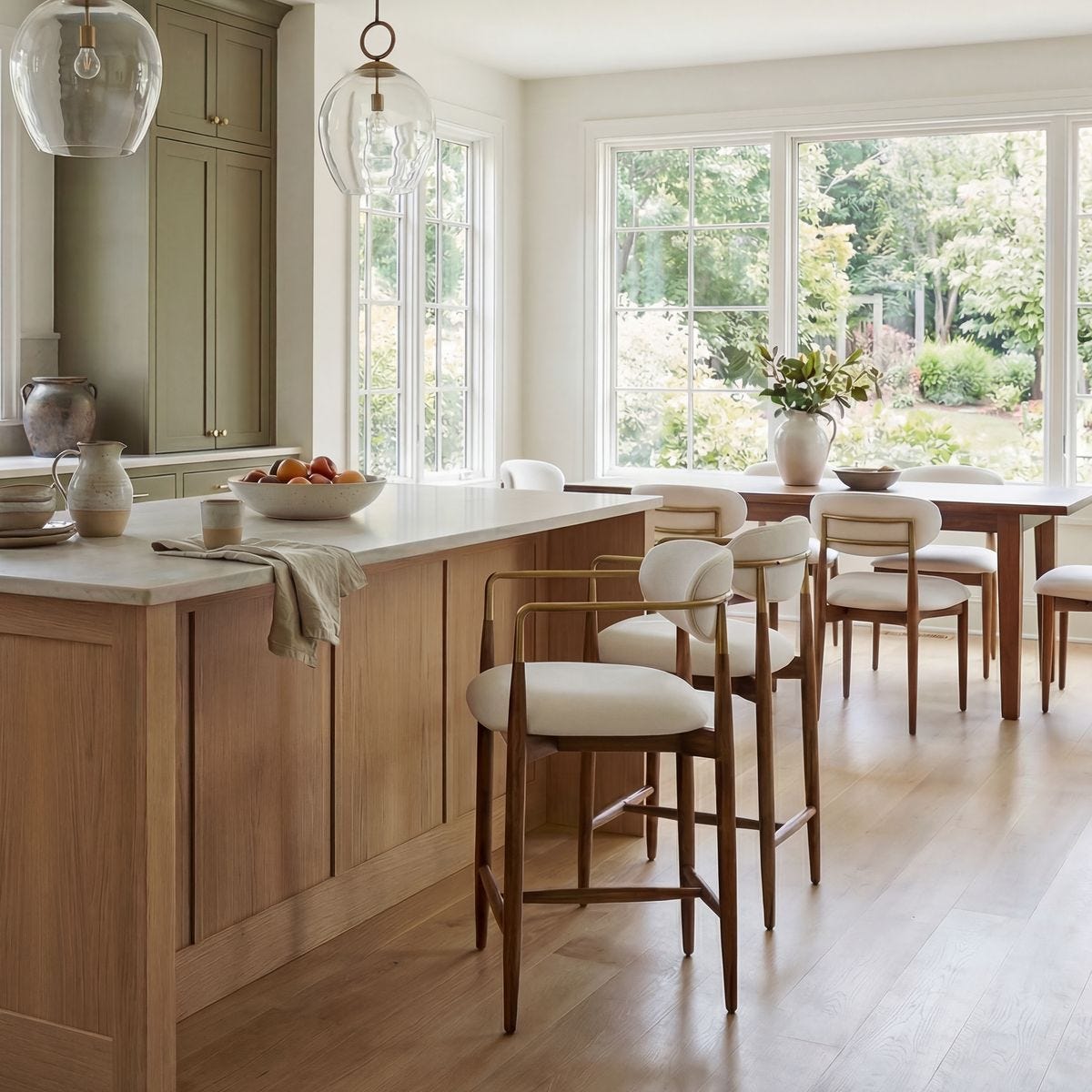 Moxie Counter Stool, Walnut - perfect for modern counters | Image 1 | InSTYLE Home & Rugs