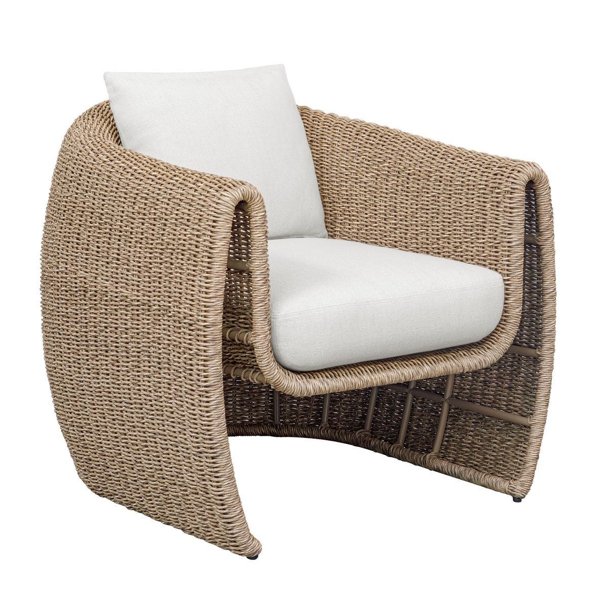 Tropic Outdoor Lounge Chair, Golden Flax 53130 - comfortable chairs for relaxation | Image 6 | InSTYLE Home & Rugs