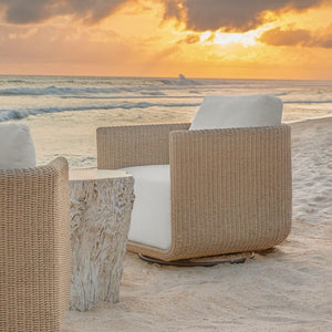 Santorini Outdoor Swivel Lounge Chair - stylish lounge chairs for any room | Image 11 | InSTYLE Home & Rugs