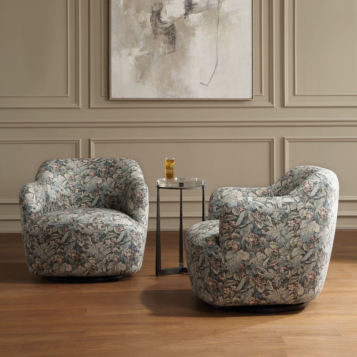 Ansel Swivel Chair - durable construction for long-lasting use | Image 4 | InSTYLE Home & Rugs