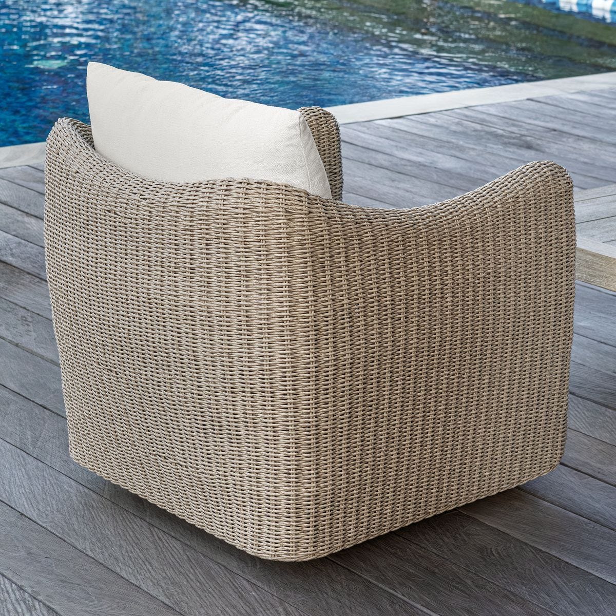 Sunset Outdoor Swivel Lounge Chair - perfect for casual unwinding | Image 9 | InSTYLE Home & Rugs