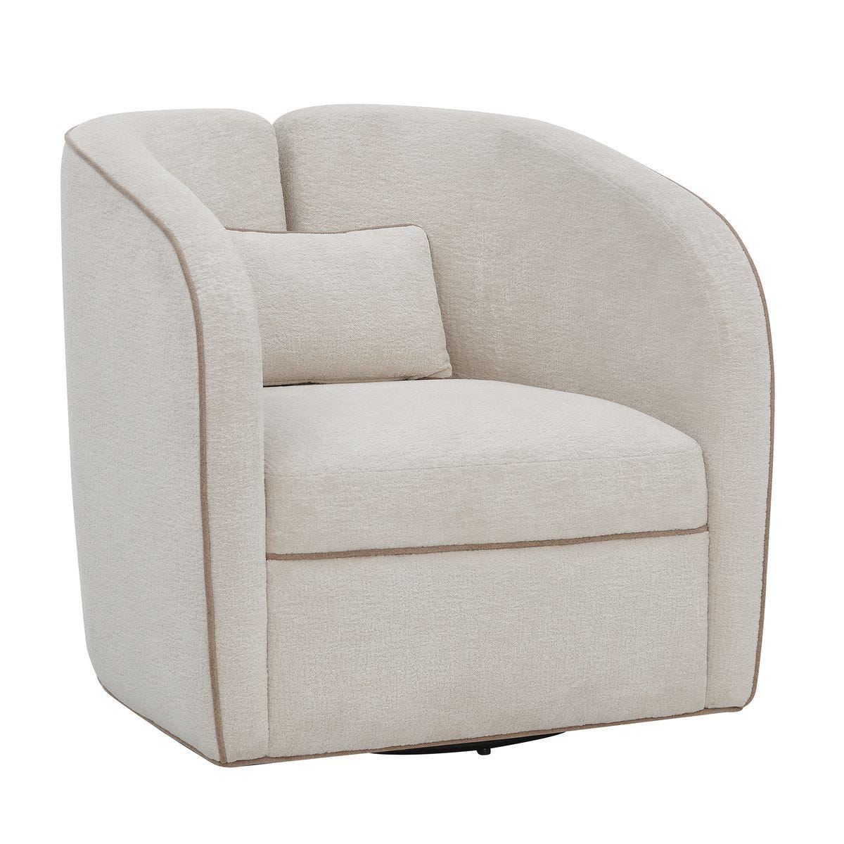 Vega Swivel Chair - comfortable seating for dining and office spaces | Image 3 | InSTYLE Home & Rugs