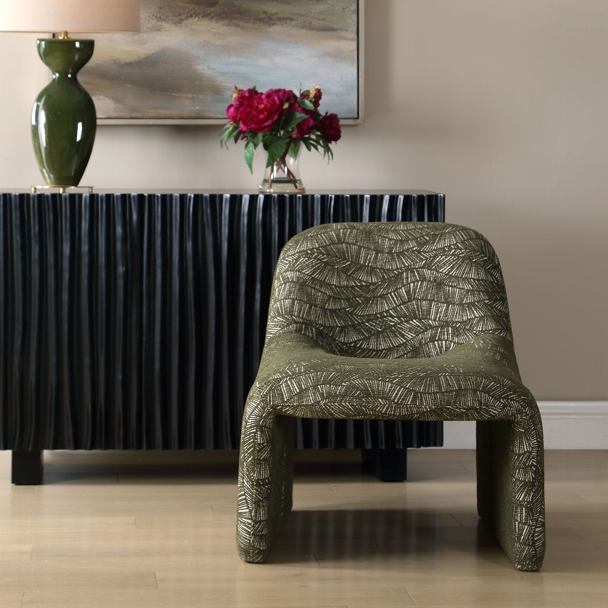 Menlo Accent Chair - compact accent chair for adding personality to any room | Image 3 | InSTYLE Home & Rugs