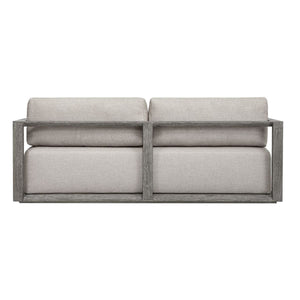 Remsen Outdoor 3 Seater Sofa, Weathered Gray/Dove - comfortable sofa for modern living | Image 4 | InSTYLE Home & Rugs
