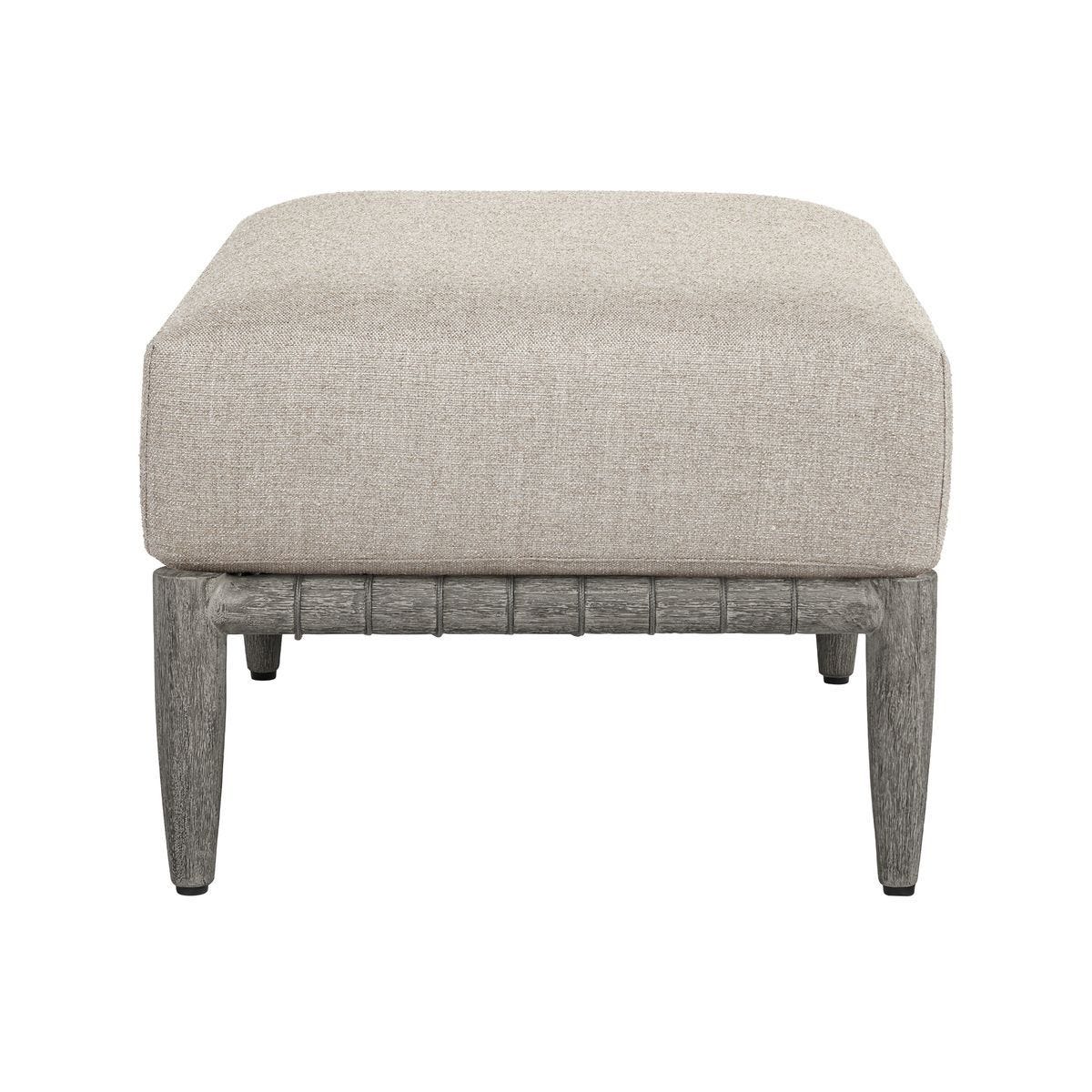 Borneo Outdoor Ottoman, Dove - comfortable ottoman for any room | Image 3 | InSTYLE Home & Rugs