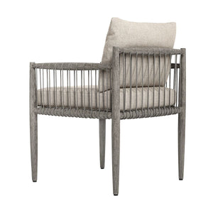 Borneo Outdoor Dining Chair, Dove - elegant seating for dining areas | Image 5 | InSTYLE Home & Rugs
