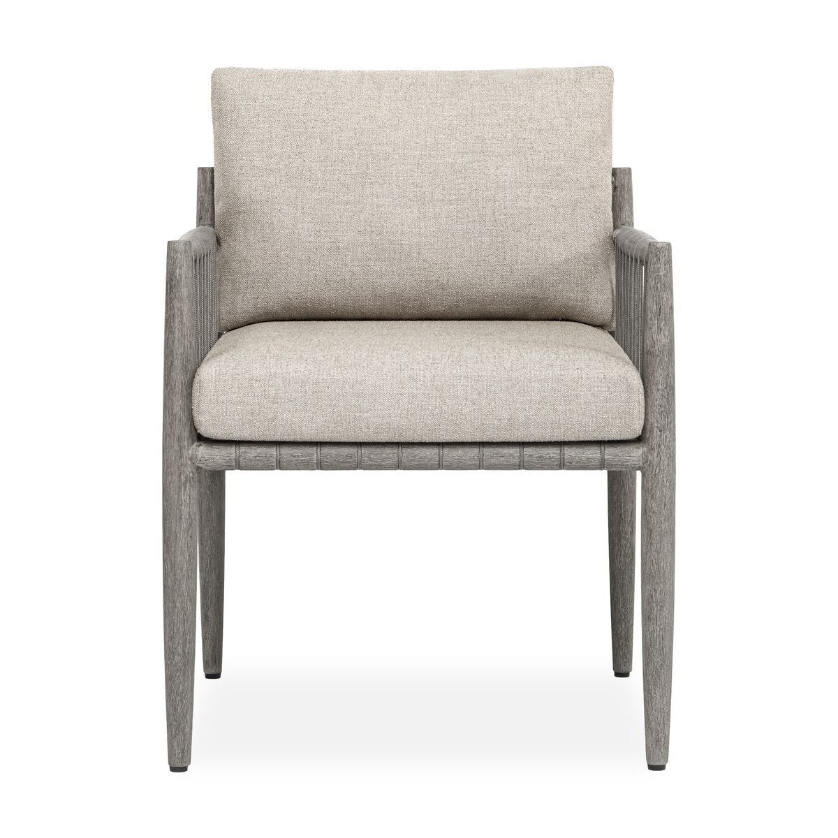 Borneo Outdoor Dining Chair, Dove - elegant seating for dining areas | Image 1 | InSTYLE Home & Rugs
