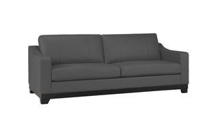 Newport Genuine Leather Sofa — Luxury sofa for any space in Toronto | Dark Gray