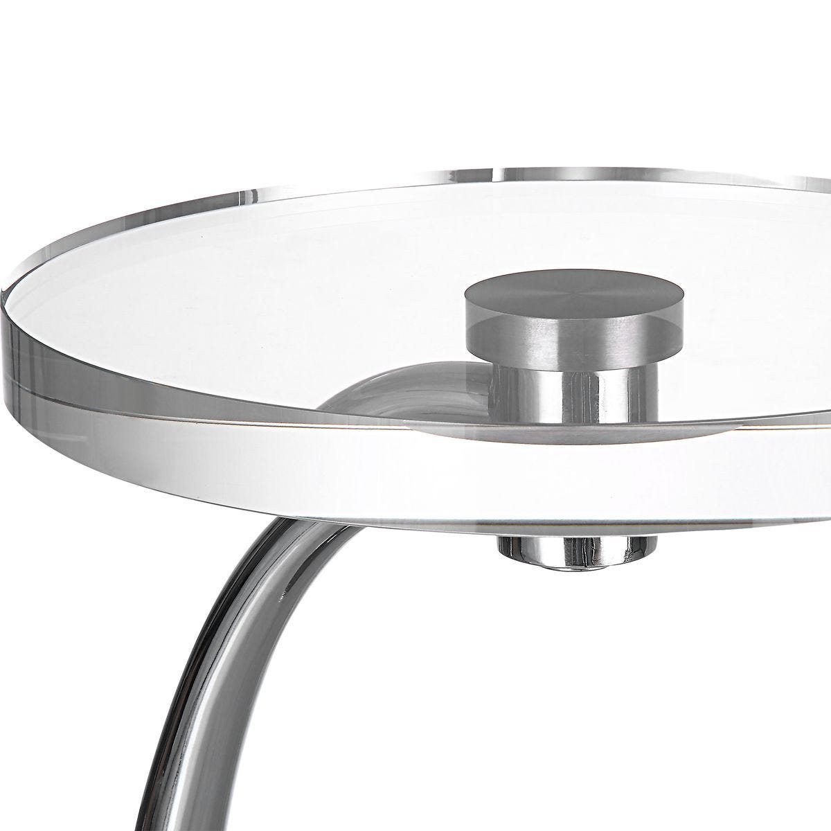 Waveney Drink Table, Nickel - accent tables for living rooms | Image 6 | InSTYLE Home & Rugs