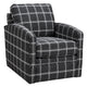 Superstyle Customizable 37 Accent Chair with Rounded Track Arms