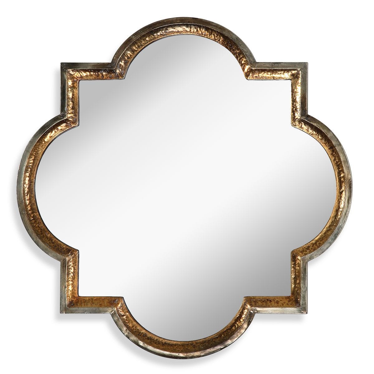Lourosa Quatrefoil Mirror - perfect for enhancing light and creating a sense of space | Image 1 | InSTYLE Home & Rugs
