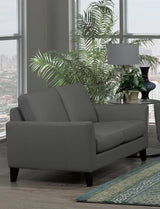 Draper Genuine Leather Loveseat