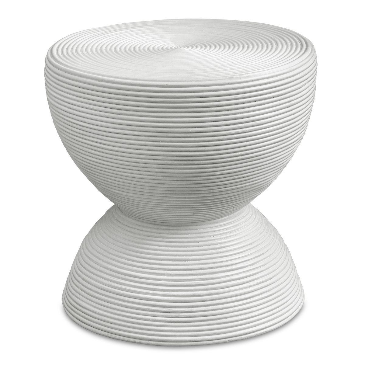 Bongo Side Table, White - perfect for holding drinks, lamps, and other essentials | Image 1 | InSTYLE Home & Rugs