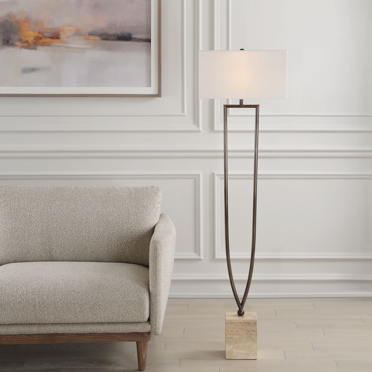 Fork In The Road Floor Lamp - elegant lamps to enhance your room ambiance | Image 8 | InSTYLE Home & Rugs