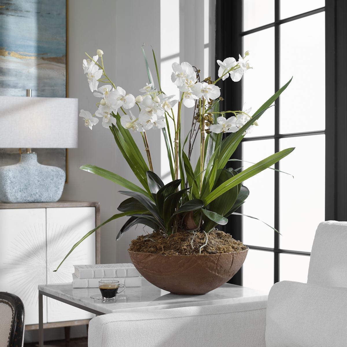 Moth Orchid Planter - decor accents and accessories for every room | Image 4 | InSTYLE Home & Rugs