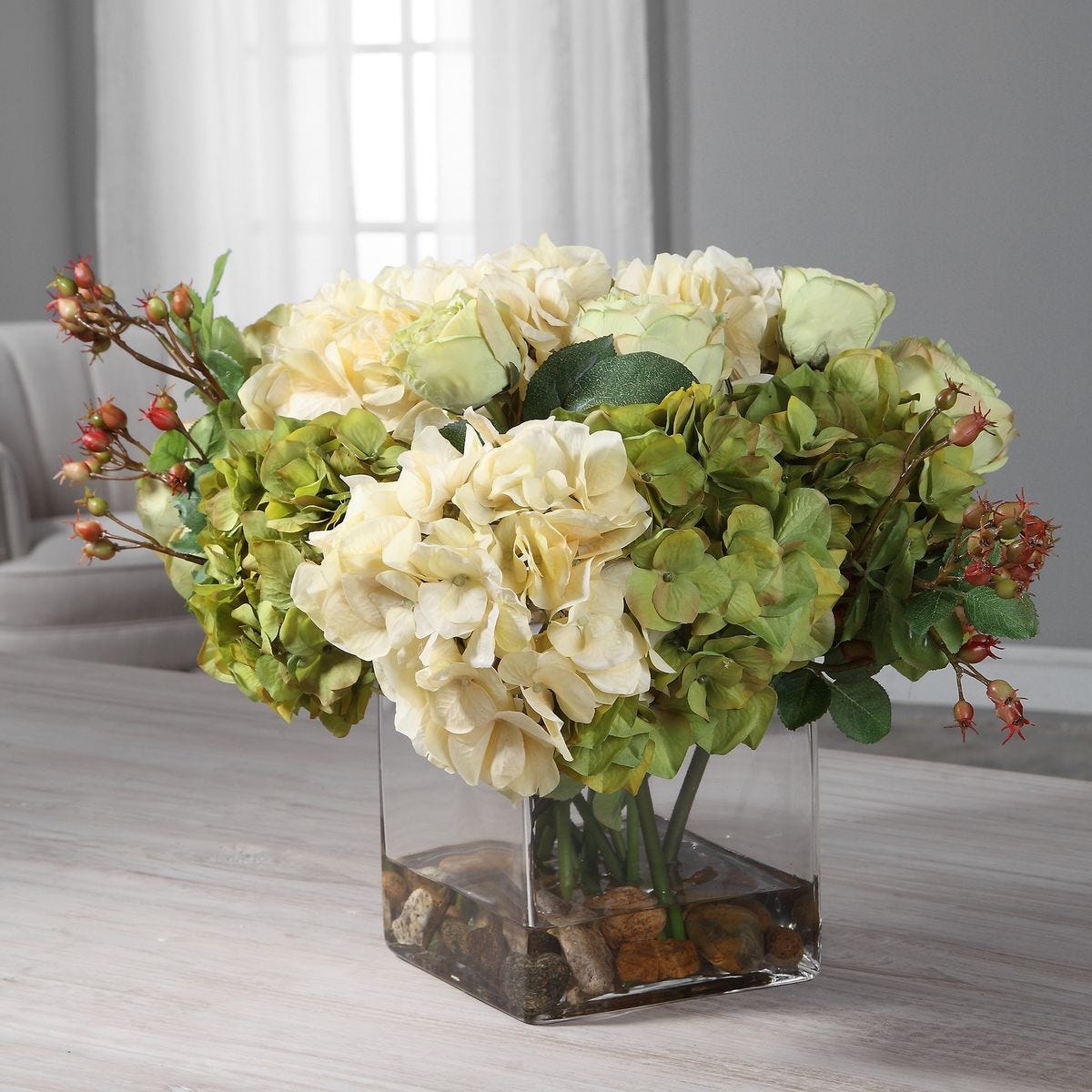 Cecily Hydrangea Bouquet - decor accents and accessories for every room | Image 4 | InSTYLE Home & Rugs