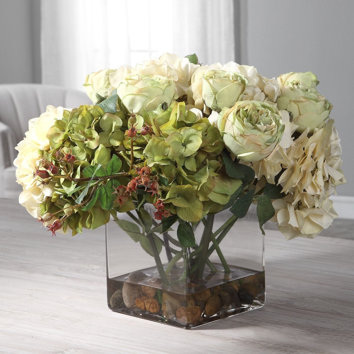 Cecily Hydrangea Bouquet - decor accents and accessories for every room | Image 6 | InSTYLE Home & Rugs