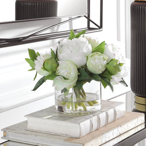 Garden Peony Bouquet - modern accessories for a personalized living space | Image 1 | InSTYLE Home & Rugs