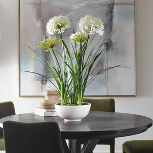 Purity Agapanthus Centerpiece - stylish home accessories to complete your decor | Image 3 | InSTYLE Home & Rugs