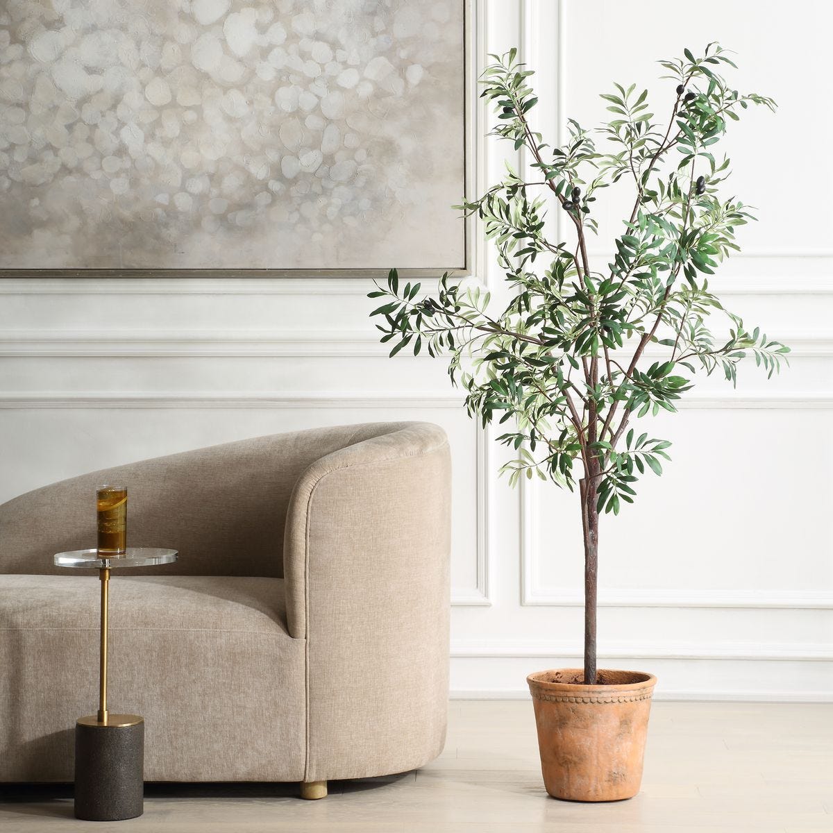 Olea Potted Olive - stylish home accessories to complete your decor | Image 1 | InSTYLE Home & Rugs