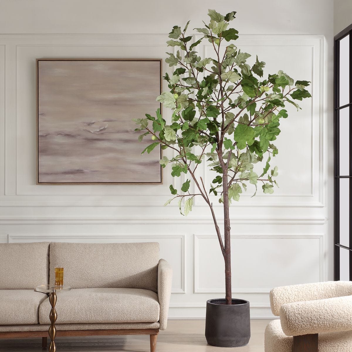 Eden Potted Fig Tree - modern accessories for a personalized living space | Image 1 | InSTYLE Home & Rugs