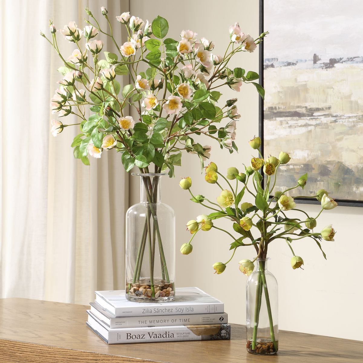 Tranquility Lenten Rose Bouquets, S/2 - modern accessories for a personalized living space | Image 1 | InSTYLE Home & Rugs