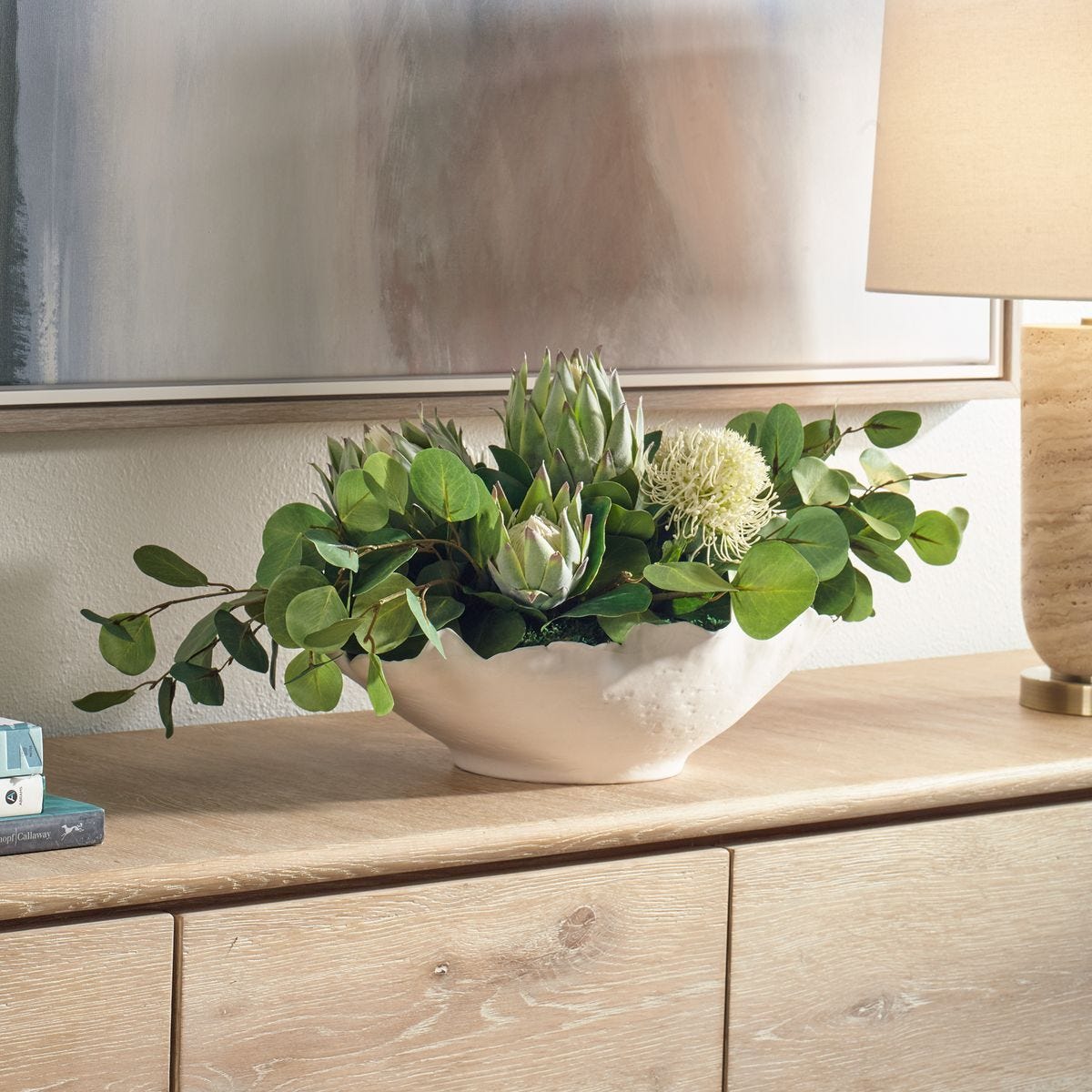 Protea Blooms Centerpiece - modern accessories for a personalized living space | Image 3 | InSTYLE Home & Rugs