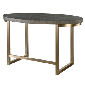 Taja Oval Desk - stylish desk for modern spaces | Image 4 | InSTYLE Home & Rugs